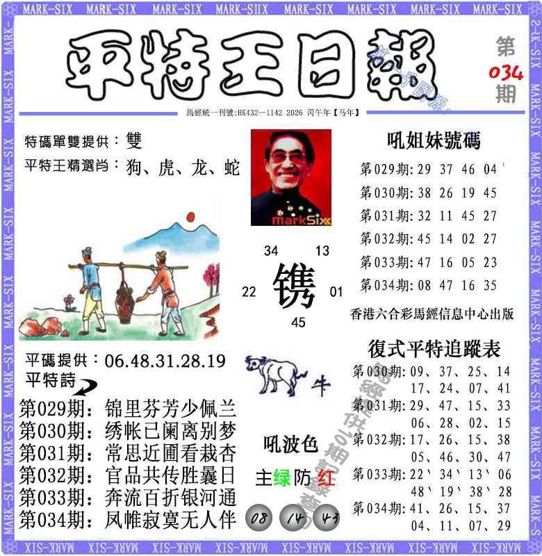 034期平特王日报（荐）[图]